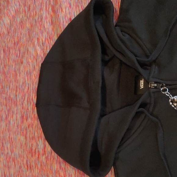 VANS Zip Up Hoodie w/custom zipper bling! FIRE! *USED* & in Excellent Condition! - Picture 7 of 15